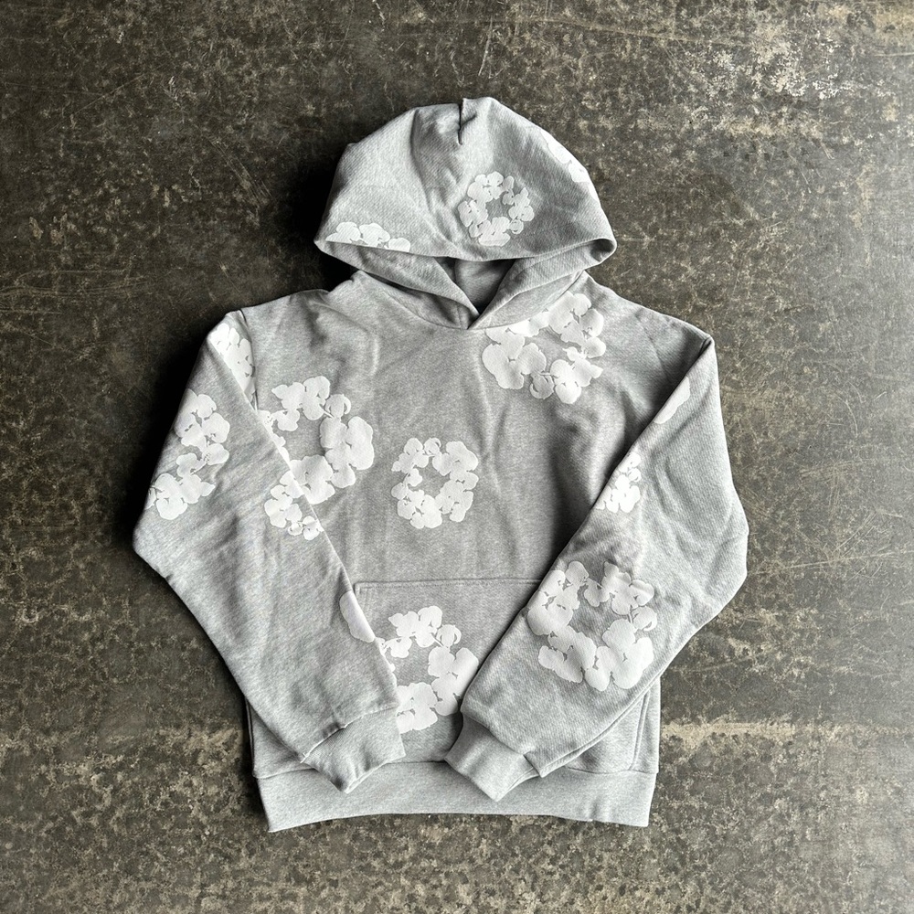 Gray Denim Tears Hoodie
